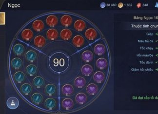 Cách Lên Bảng Ngọc Tank Liên Quân bảng ngọc tank Liên Quân