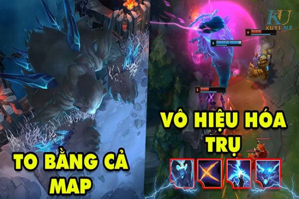 Chiêu cuối của Volibear có khả năng vô hiệu hoá cả công trình