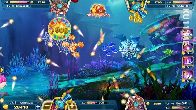 Bắn cá thần tài là một trong những game bắn cá có tỷ lệ trả thưởng cao